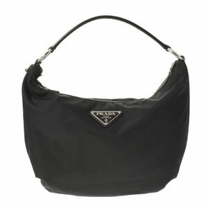 PRADA Black Nylon Shoulder Bag
